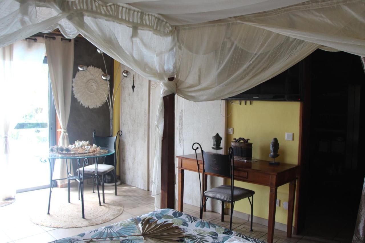 La Liane De Jade 974-Lodge Le Palissandre - Jacuzzi Privatif - Piscine Chauffee Le Bois de Nefles  Luaran gambar