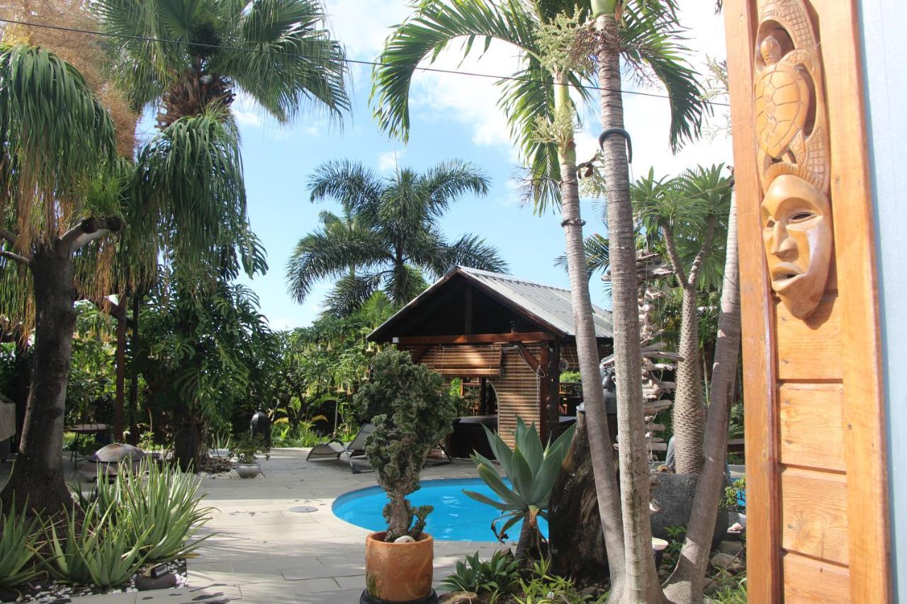 La Liane De Jade 974-Lodge Le Palissandre - Jacuzzi Privatif - Piscine Chauffee Le Bois de Nefles  Luaran gambar