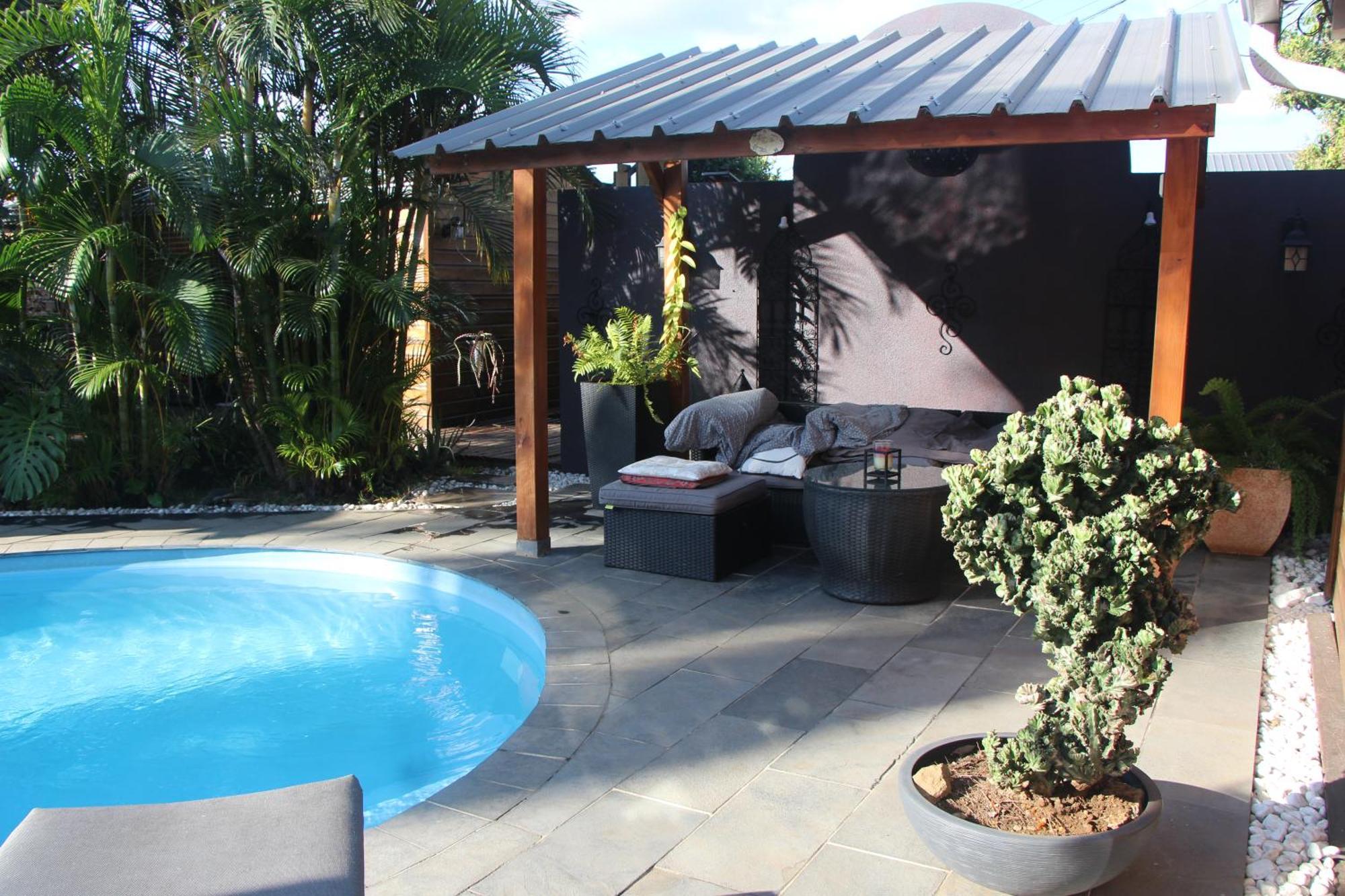 La Liane De Jade 974-Lodge Le Palissandre - Jacuzzi Privatif - Piscine Chauffee Le Bois de Nefles  Luaran gambar