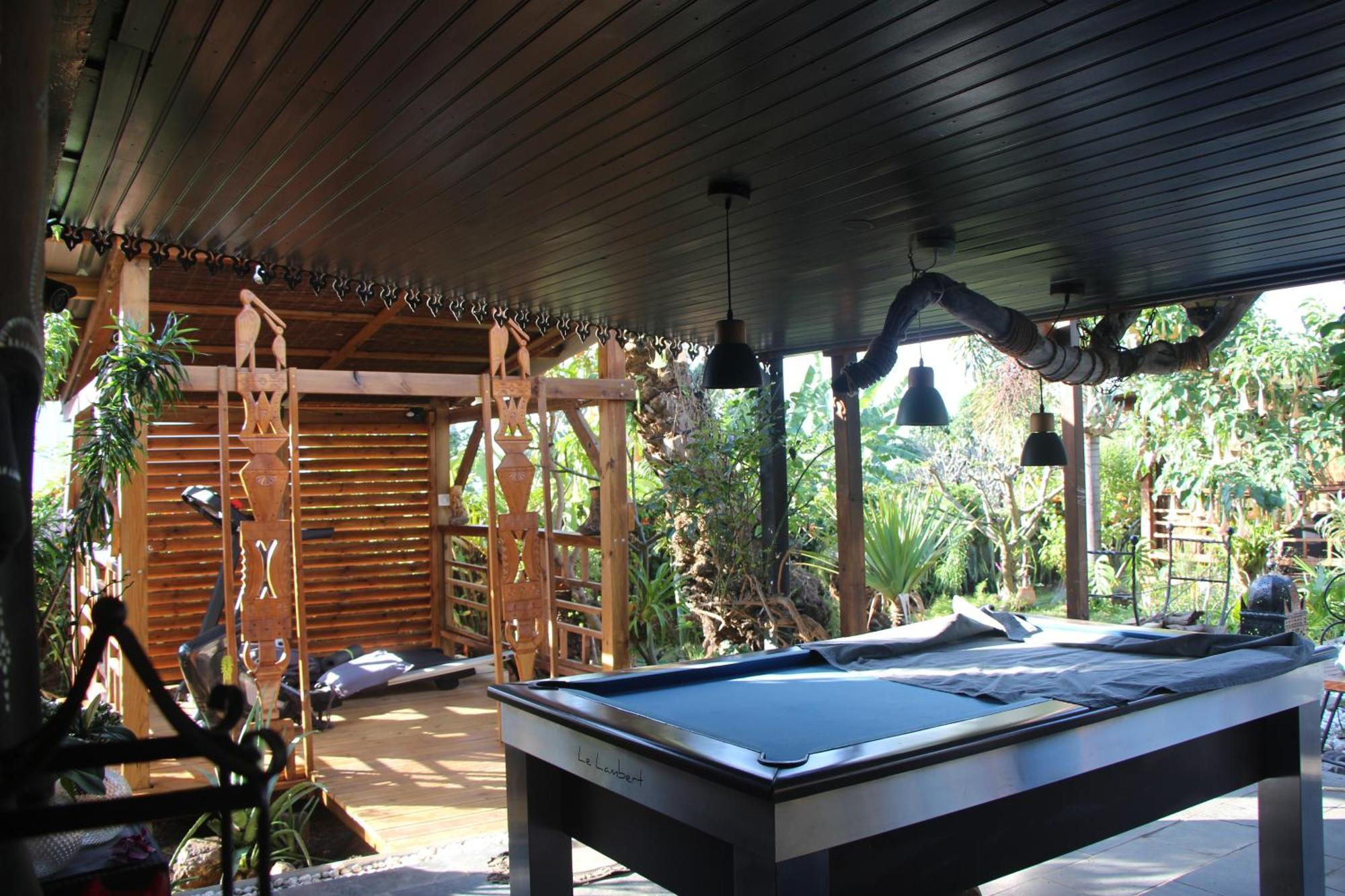 La Liane De Jade 974-Lodge Le Palissandre - Jacuzzi Privatif - Piscine Chauffee Le Bois de Nefles  Luaran gambar
